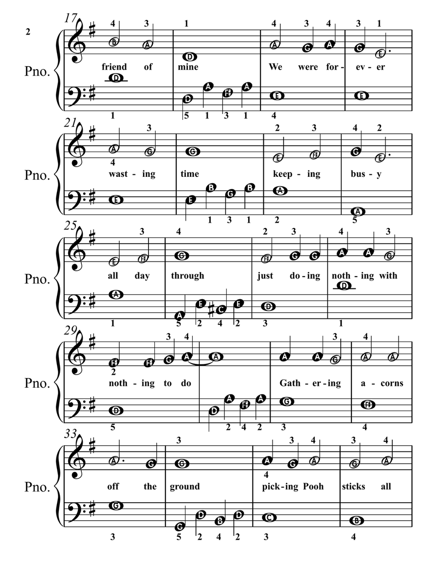 Christopher Robin Christopher Robin Piano Method scores gallery preview page 2