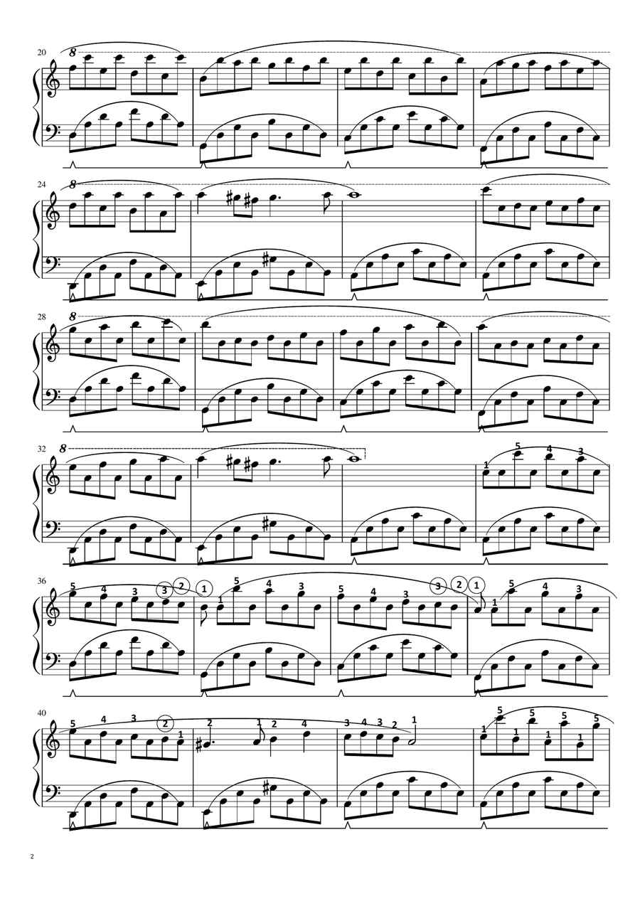 Passacaglia by F. Handel Passacaglia by F. Handel Piano, Vocal scores gallery preview page 2