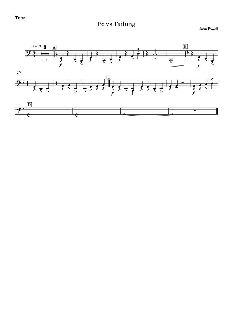 Po VS Tai lung (Kungfu Panda) Full Orchestra scores gallery preview page 6