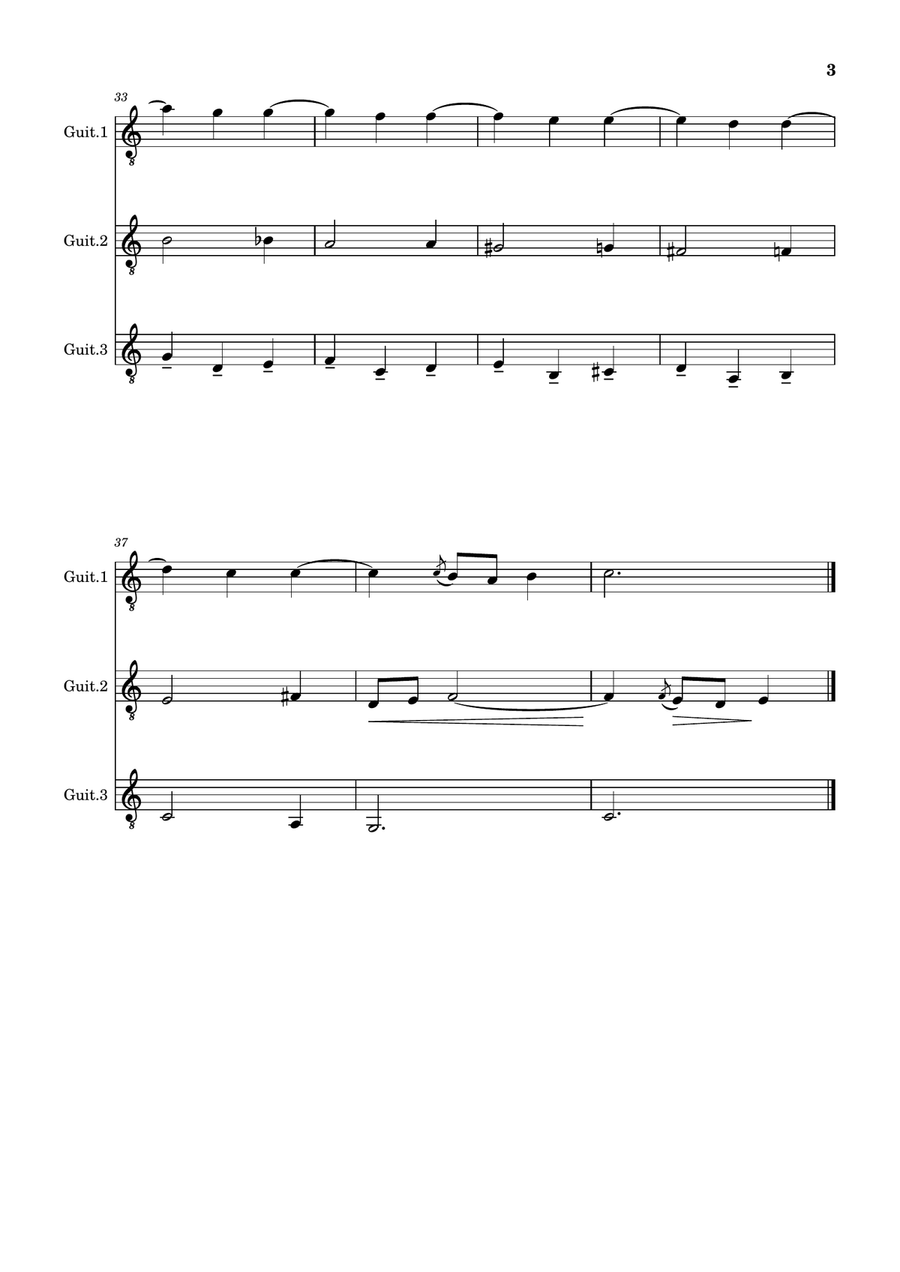 Estudio 1 Estudio 1 Guitar Ensemble scores gallery preview page 3
