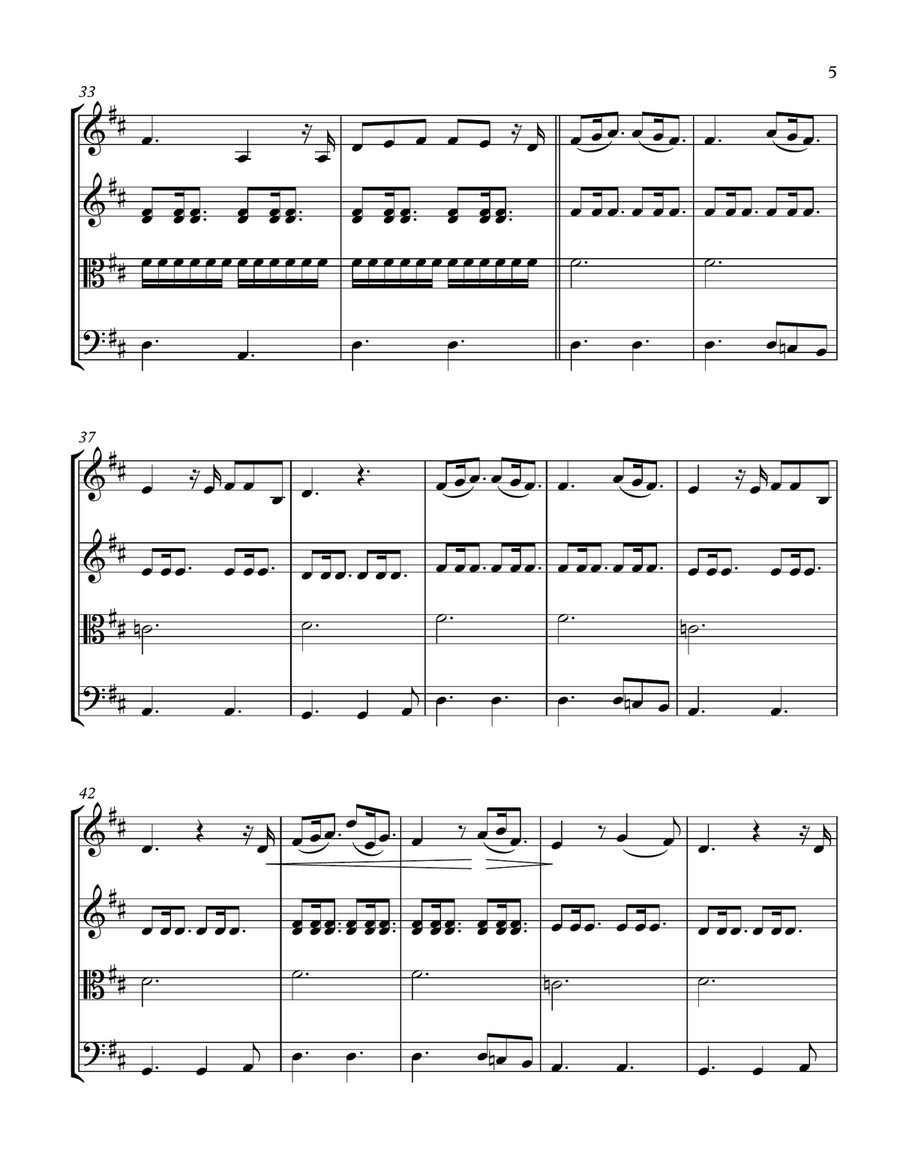 The Only Exception The Only Exception String Trio scores gallery preview page 6