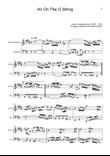 Air on the G String. For Alto Sax and Bassoon.