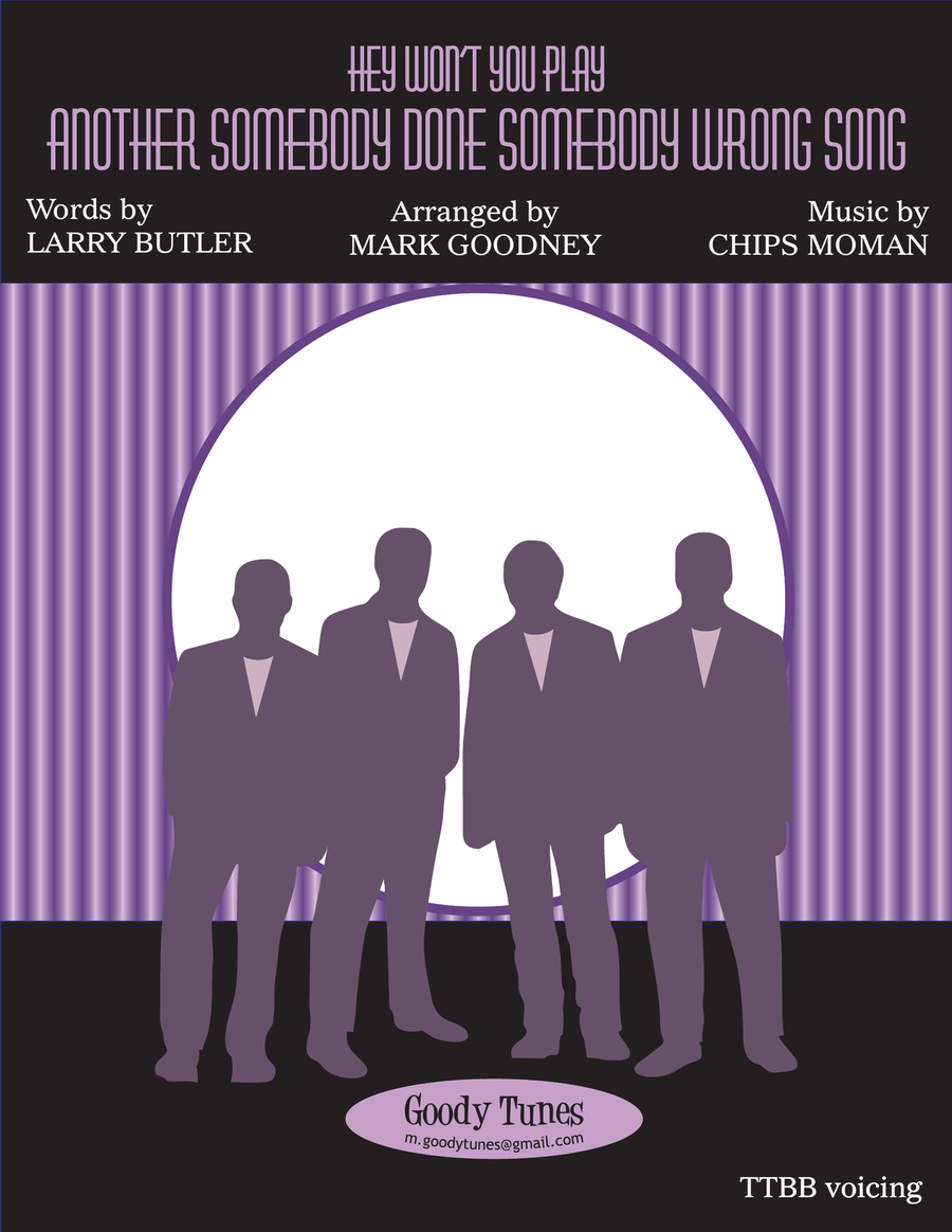 (Hey, Won't You Play) Another Somebody Done Somebody Wrong Song TTBB scores gallery preview page 1