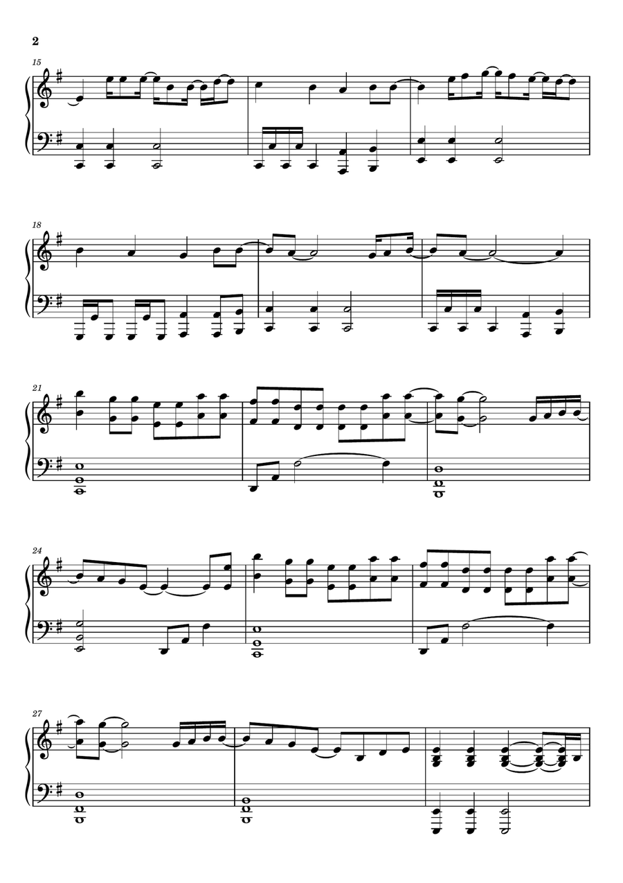 Break My Heart Break My Heart Piano Solo scores gallery preview page 2