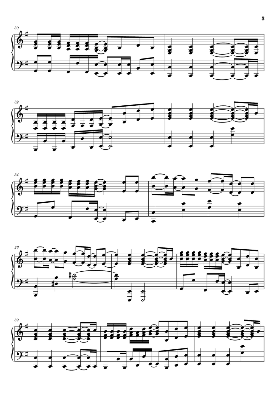 Break My Heart Break My Heart Piano Solo scores gallery preview page 3