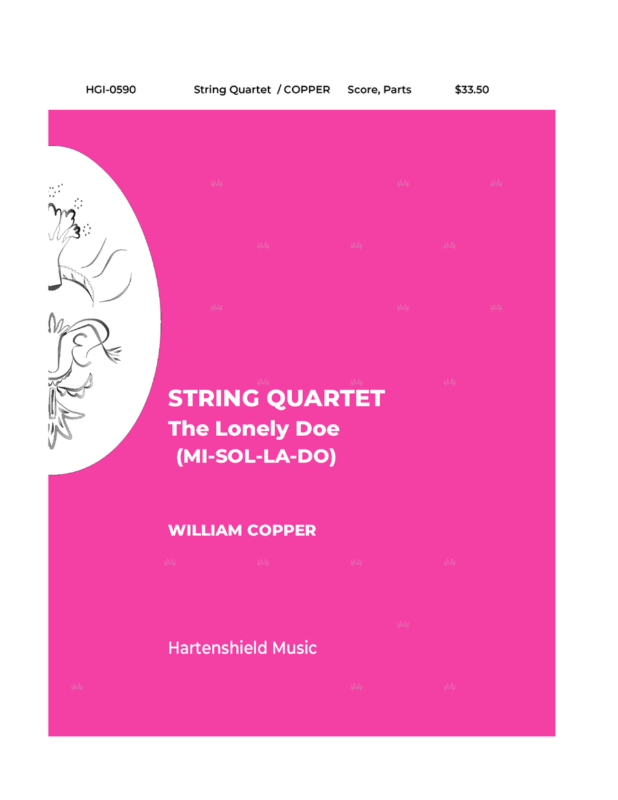 The Lonely Doe (MI SOL LA DO) String Quartet complete String Quartet scores gallery preview page 1
