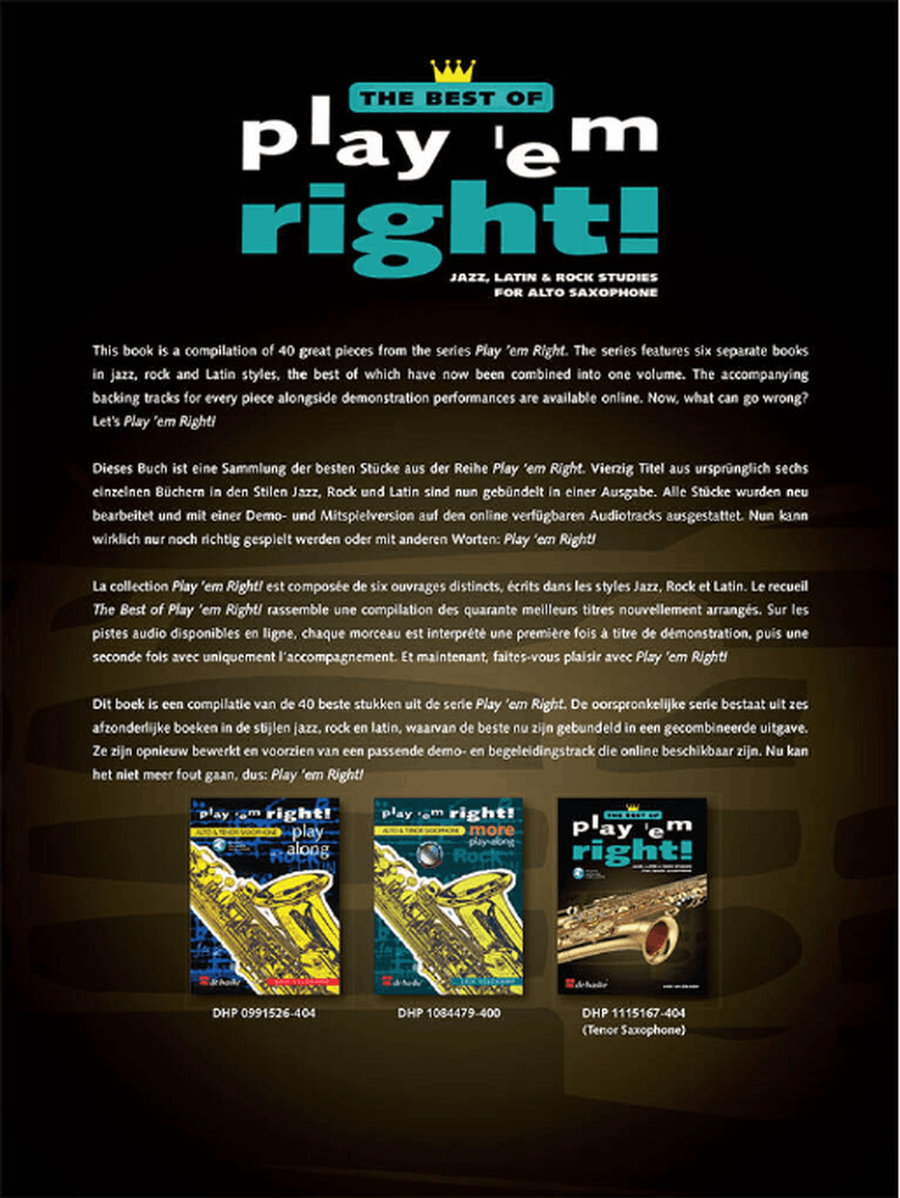 The Best of Play 'em Right Alto Saxophone scores gallery preview page 3
