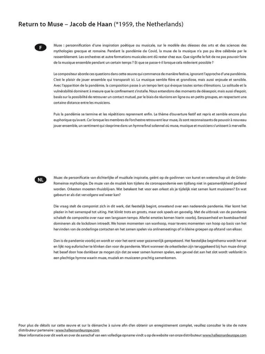 Return to Muse Return to Muse Concert Band scores gallery preview page 2