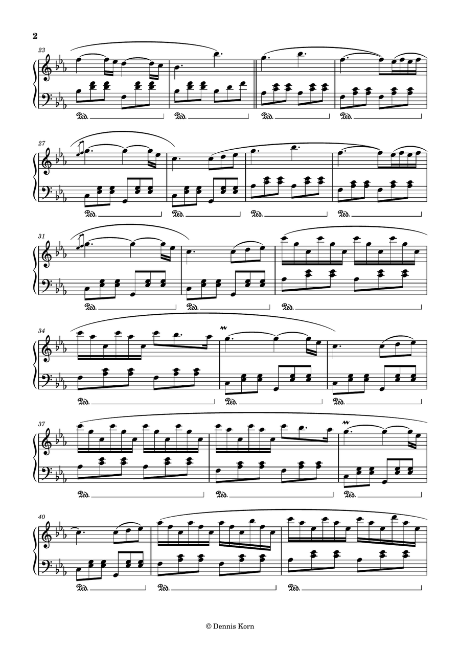 February: Waltz February: Waltz Piano Solo scores gallery preview page 2
