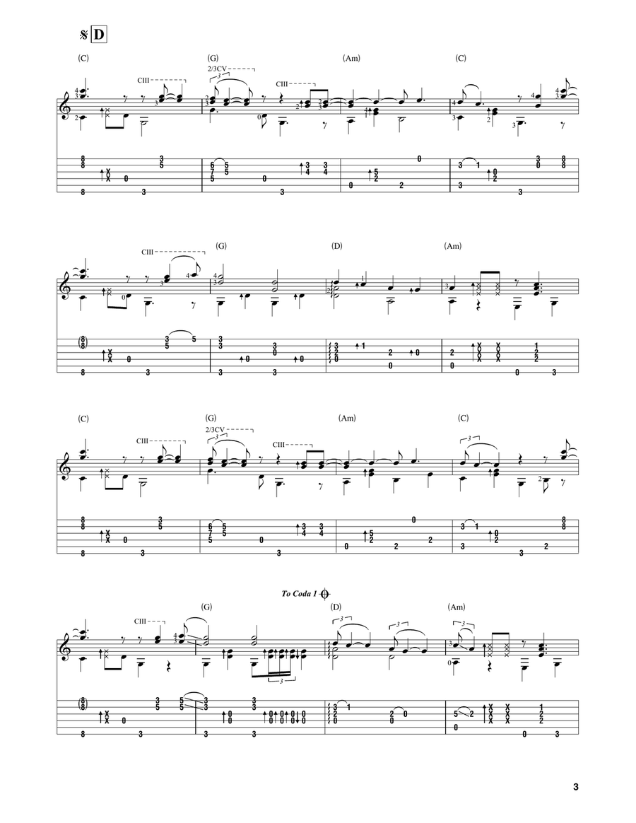 If It Hadn't Been For Love Acoustic Guitar scores gallery preview page 3