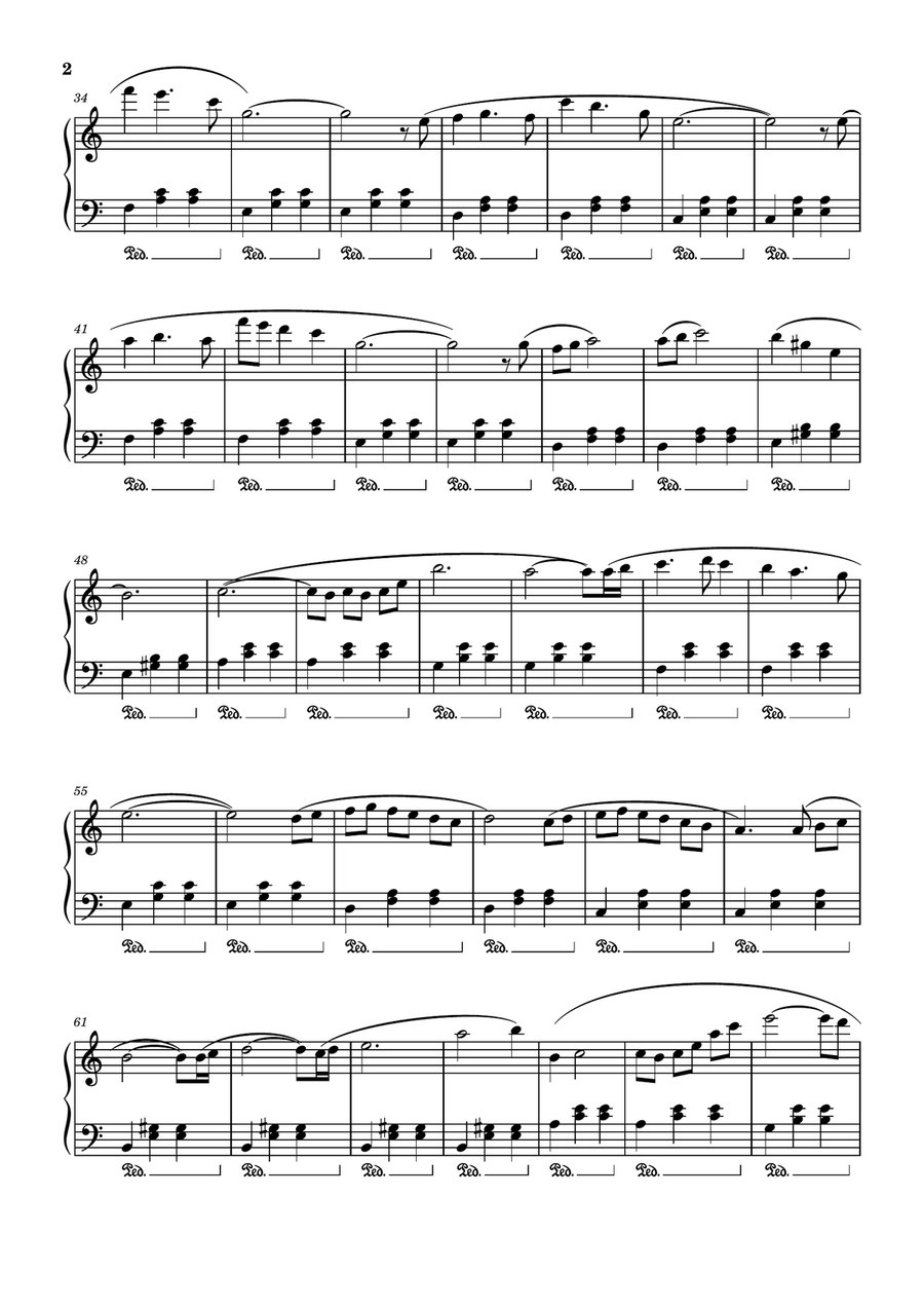 The Rose Garden Piano Solo scores gallery preview page 2