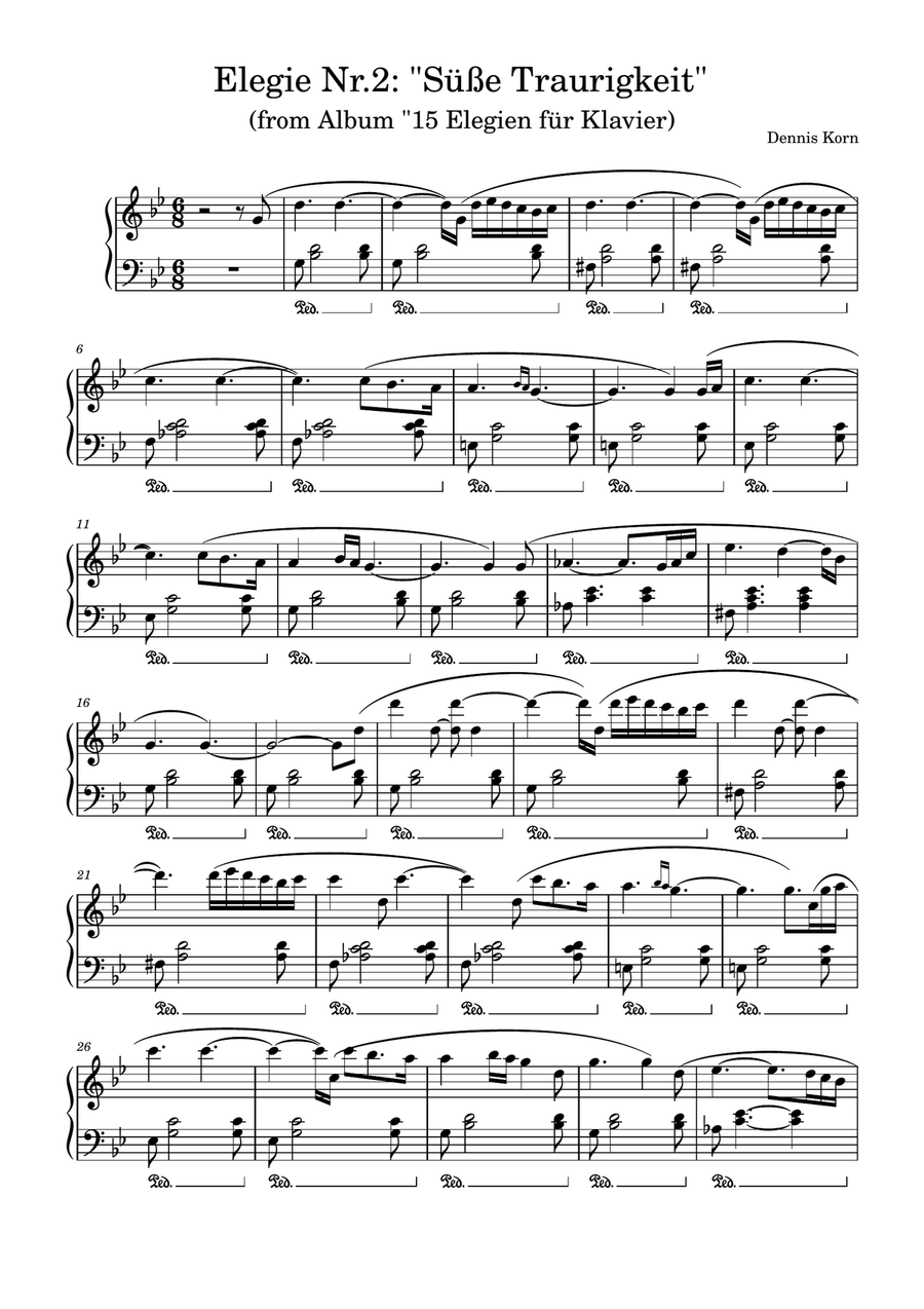 Elegien 1-5 Elegien 1-5 Piano Solo scores gallery preview page 5