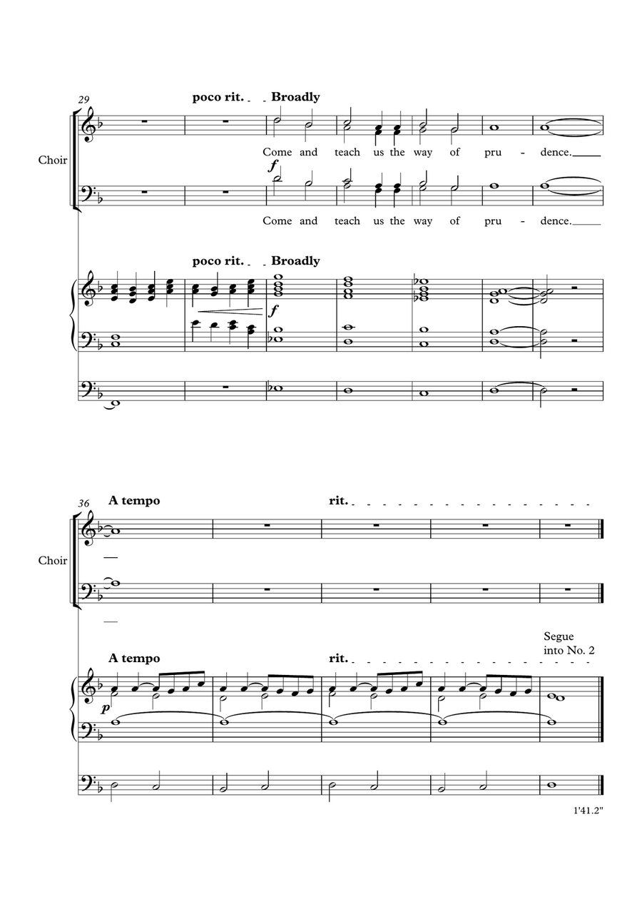 Advent Antiphons for SATB choir and organ, by Simon Peberdy 4-Part scores gallery preview page 5