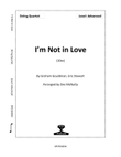 I'm Not In Love