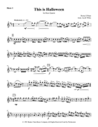 This Is Halloween Brass Quartet scores gallery preview page 6
