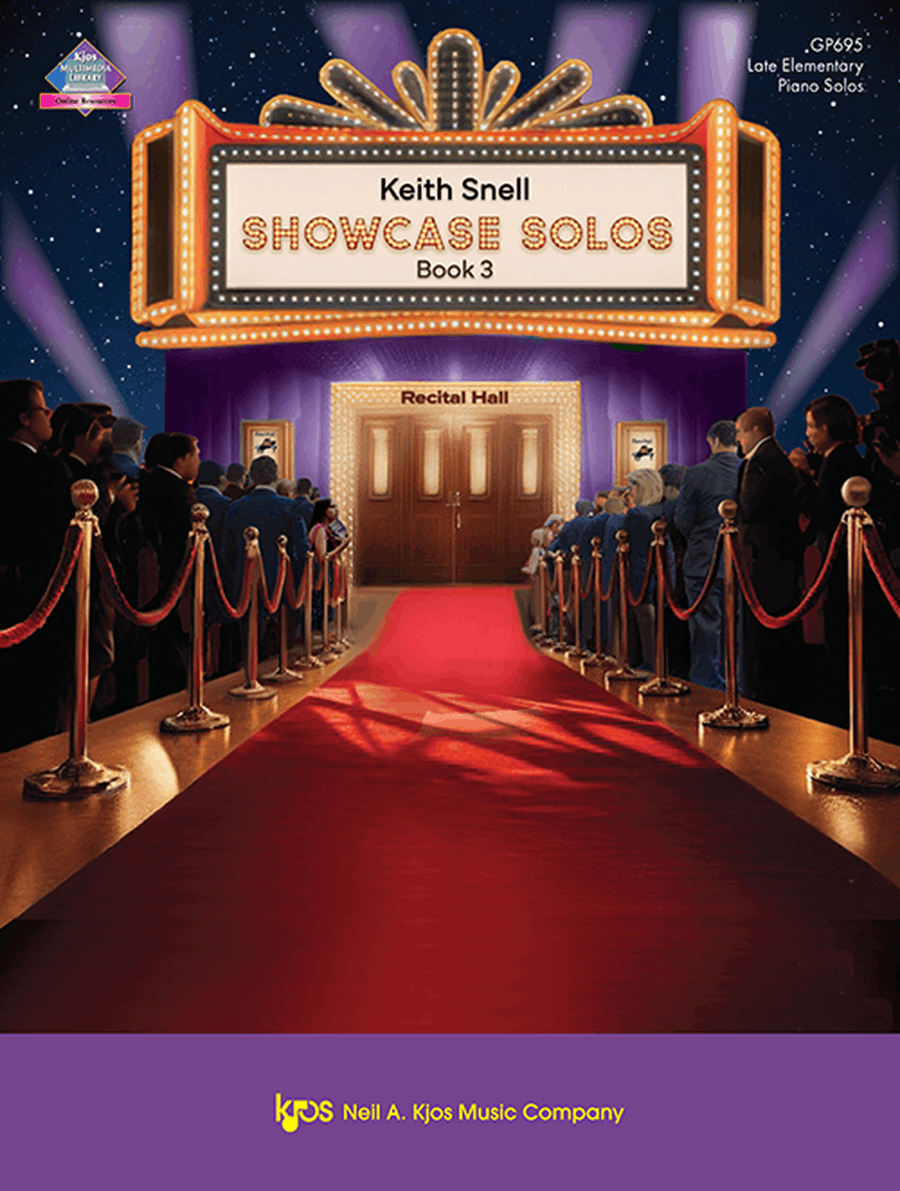 Showcase Solos, Book Three Piano Method scores gallery preview page 1