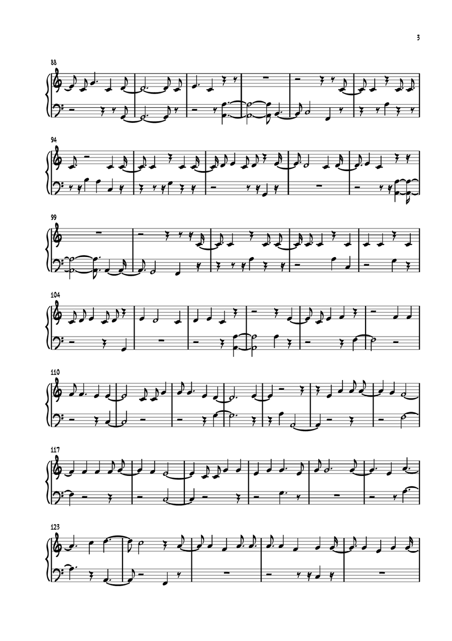 Way Maker Way Maker Easy Piano scores gallery preview page 3