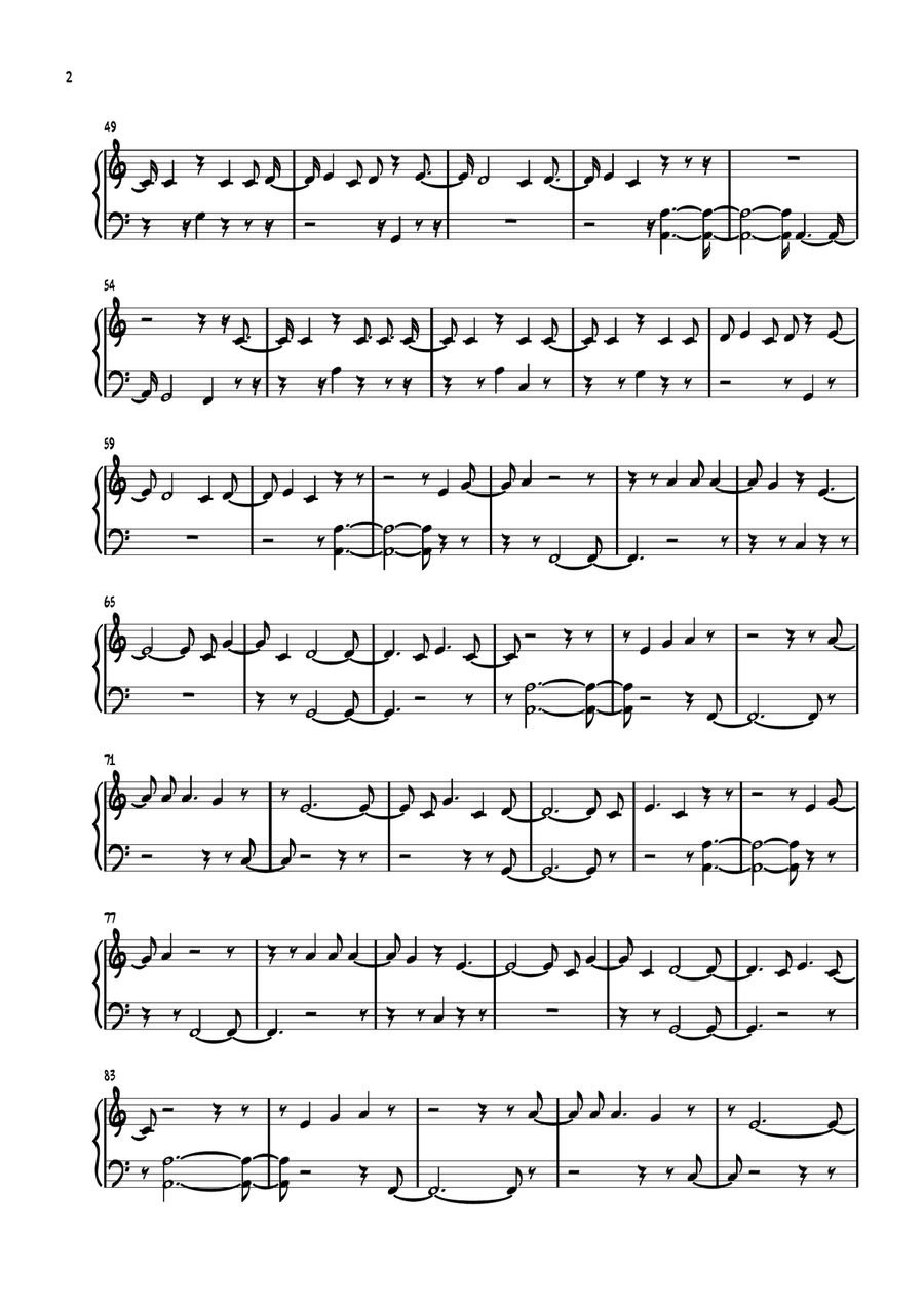 Way Maker Way Maker Piano Solo scores gallery preview page 2