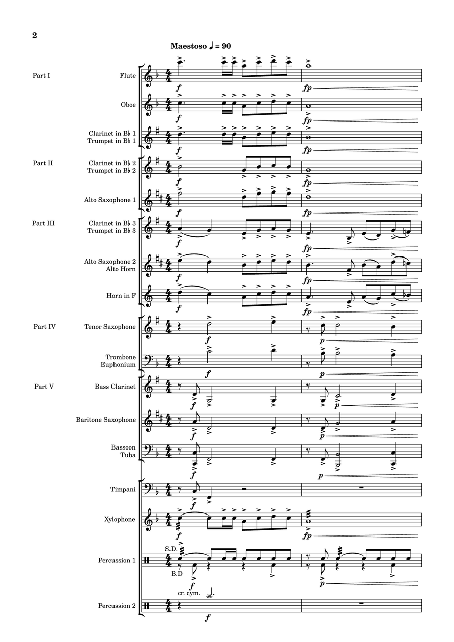 Kaansayan Sumuku - Flexiband Concert Band scores gallery preview page 2