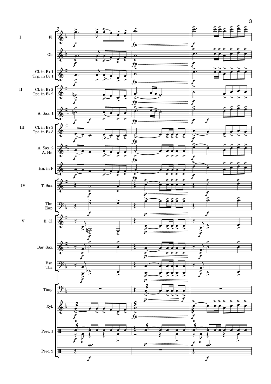 Kaansayan Sumuku - Flexiband Concert Band scores gallery preview page 3