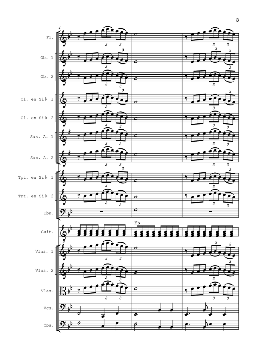 Gema Gema Full Orchestra scores gallery preview page 3