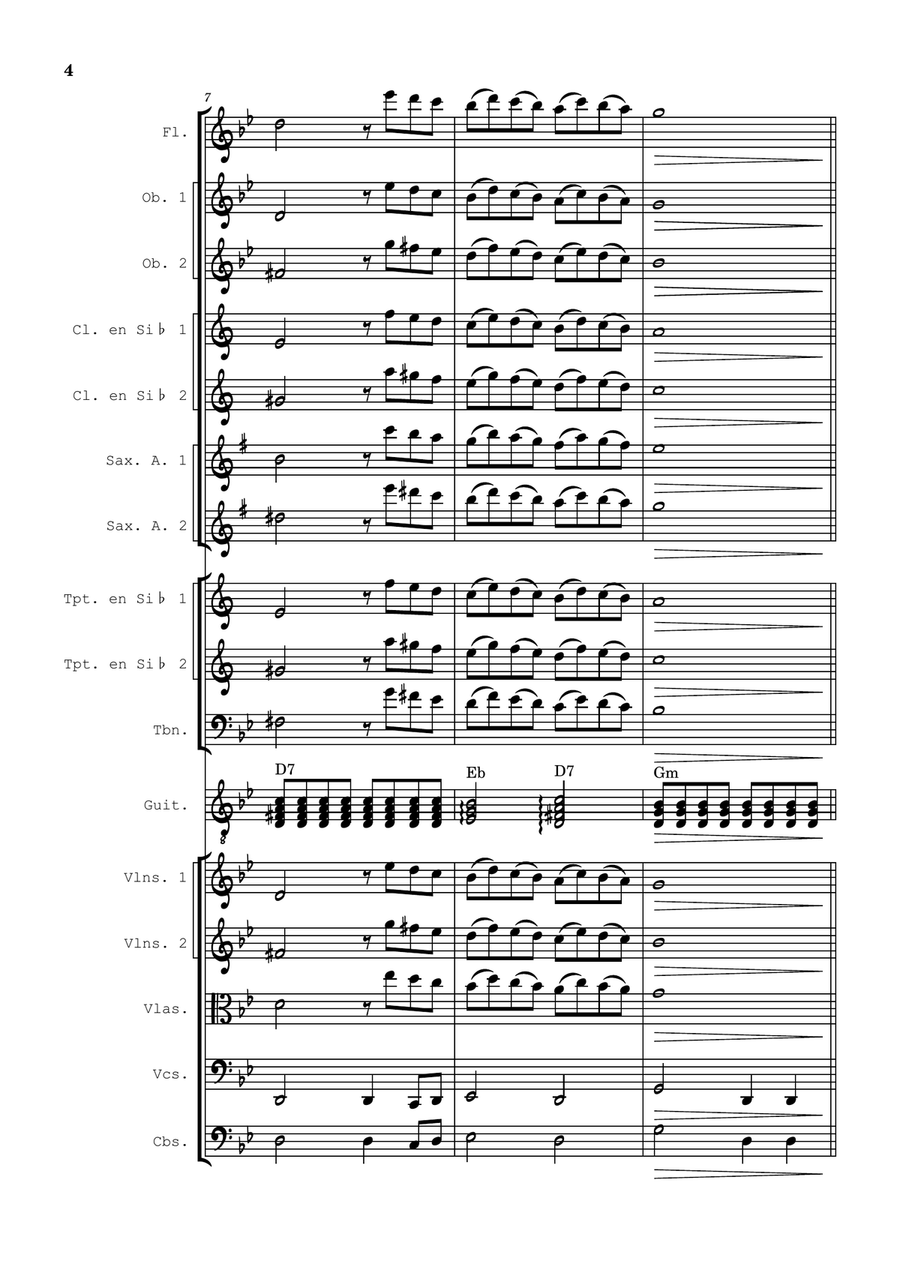 Gema Gema Full Orchestra scores gallery preview page 4