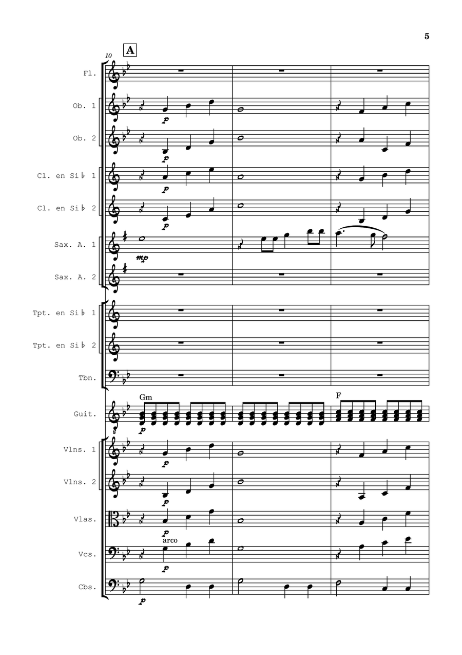 Gema Gema Full Orchestra scores gallery preview page 5