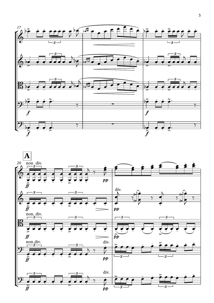 Peer Gynt - Suite No. 2, Op. 55 - II. Arabian Dance String Orchestra scores gallery preview page 3