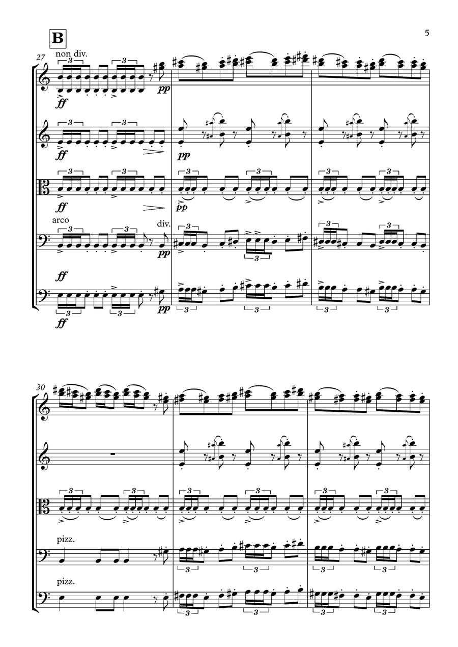 Peer Gynt - Suite No. 2, Op. 55 - II. Arabian Dance String Orchestra scores gallery preview page 5