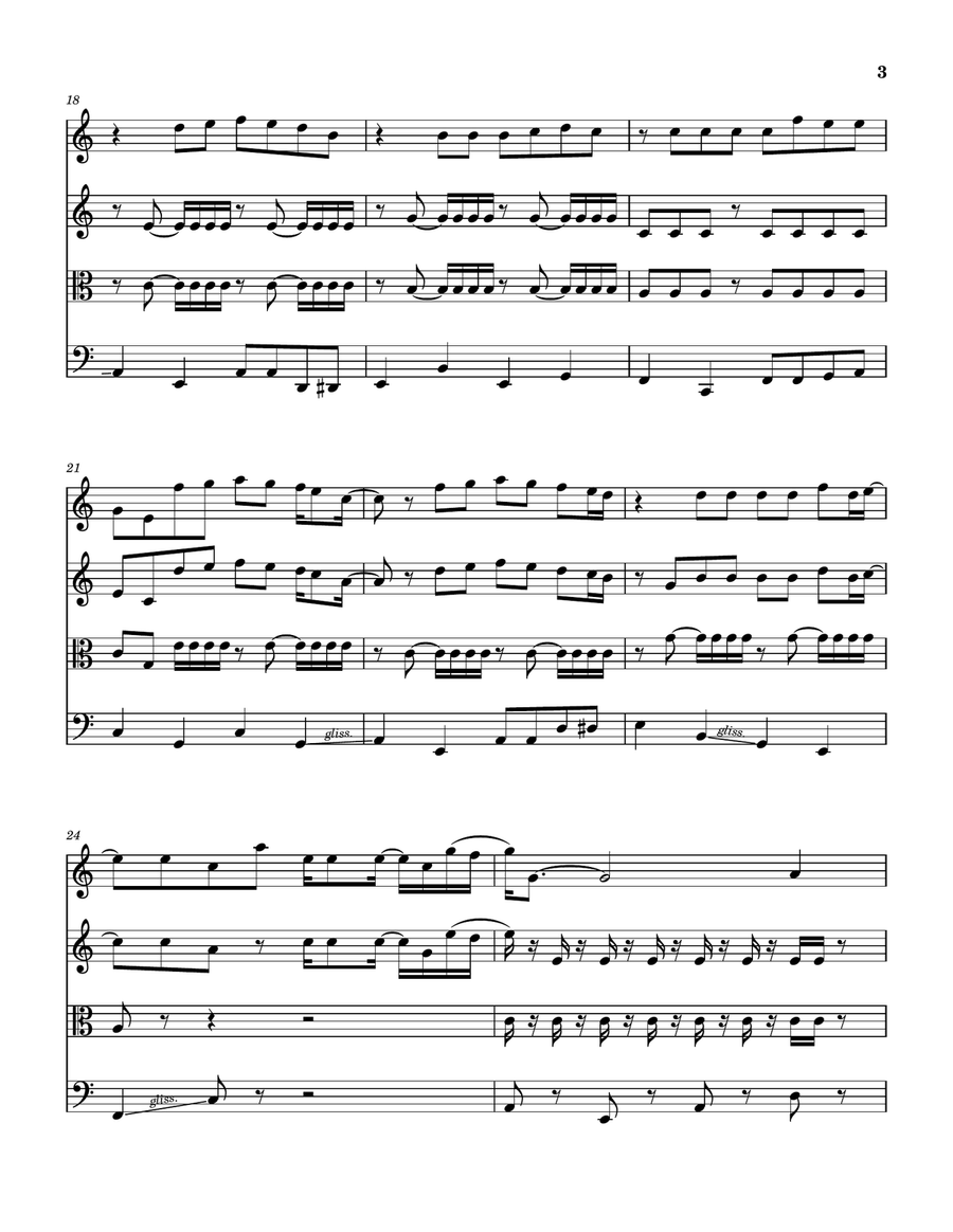 O Death O Death String Quartet scores gallery preview page 4