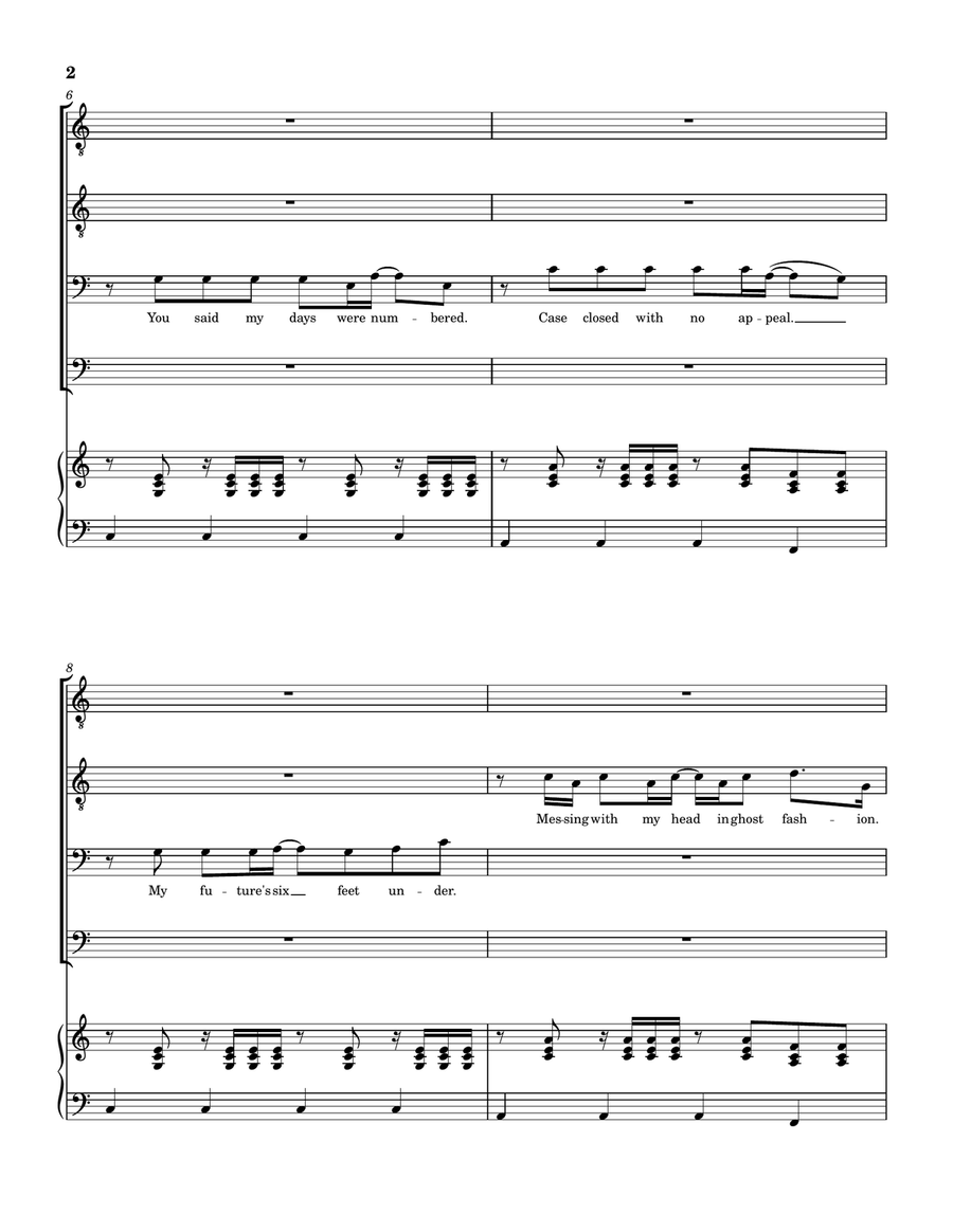 O Death O Death TTBB scores gallery preview page 3