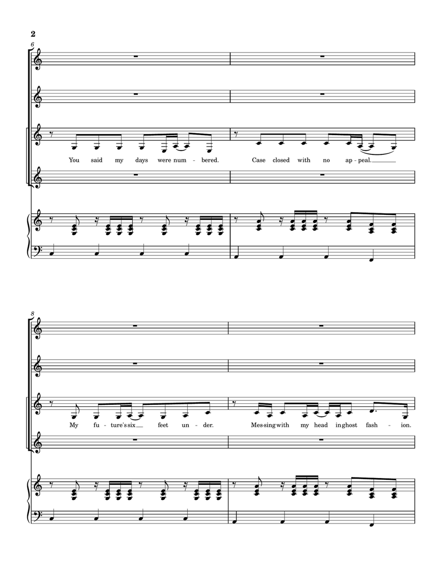 O Death O Death SSAA scores gallery preview page 3
