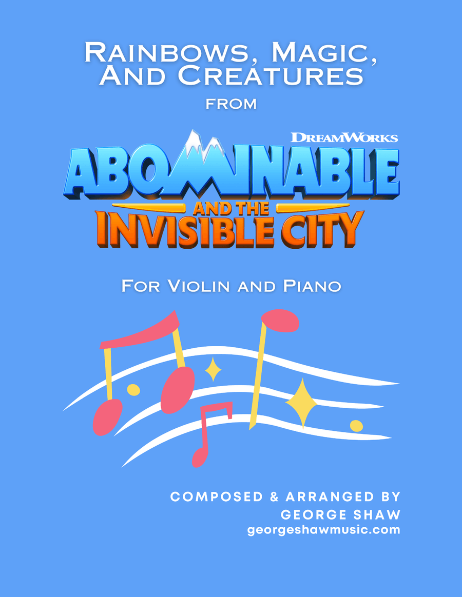 Rainbows, Magic, And Creatures Violin Solo scores gallery preview page 1