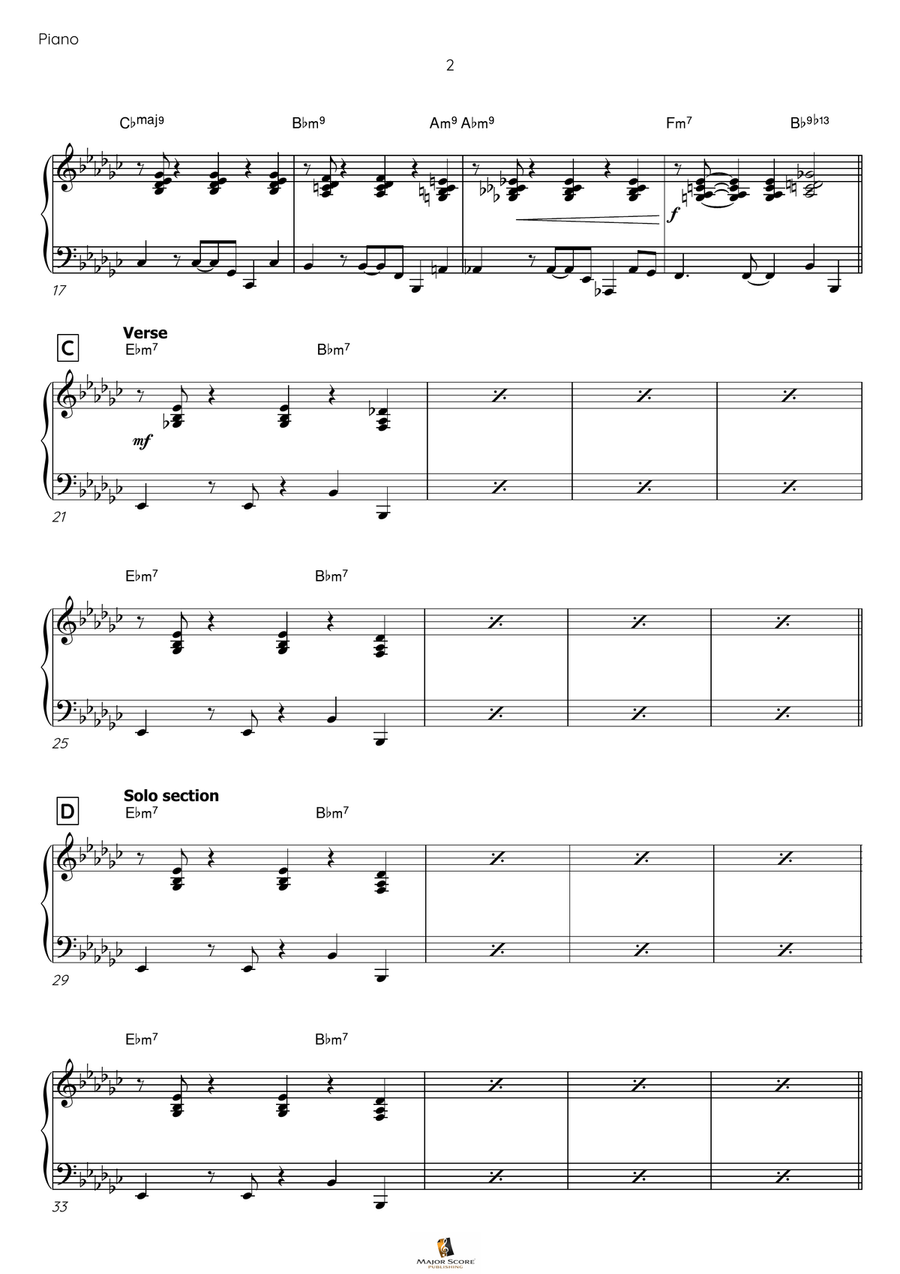 Take Five Bass Clarinet scores gallery preview page 5