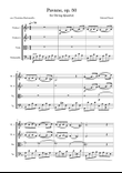 Pavane, op. 50 arranged for String Quartet