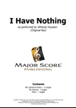 I Have Nothing