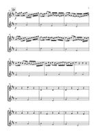 Pachelbel - Canon in D (for Flute and Violin) Flute scores gallery preview page 3