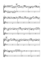 Pachelbel - Canon in D (for Flute and Violin) Flute scores gallery preview page 5