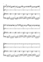 Pachelbel - Canon in D (for Clarinet, Violin and Piano) B-Flat Clarinet scores gallery preview page 4