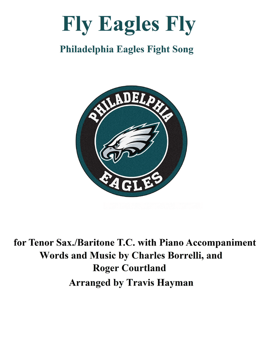Fly Eagles Fly - for Tenor Sax./Baritone T.C. with Piano Accompaniment Tenor Saxophone scores gallery preview page 1