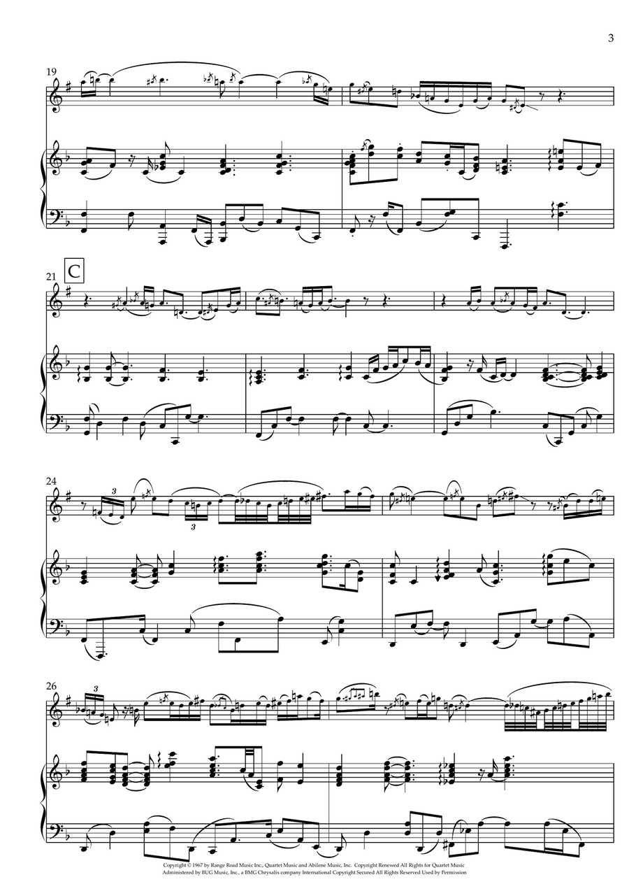 What A Wonderful World Soprano Saxophone scores gallery preview page 3