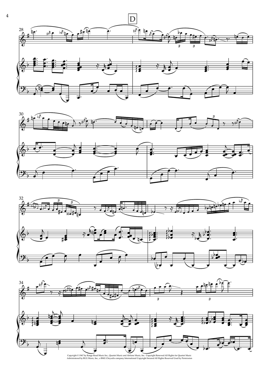 What A Wonderful World Soprano Saxophone scores gallery preview page 4