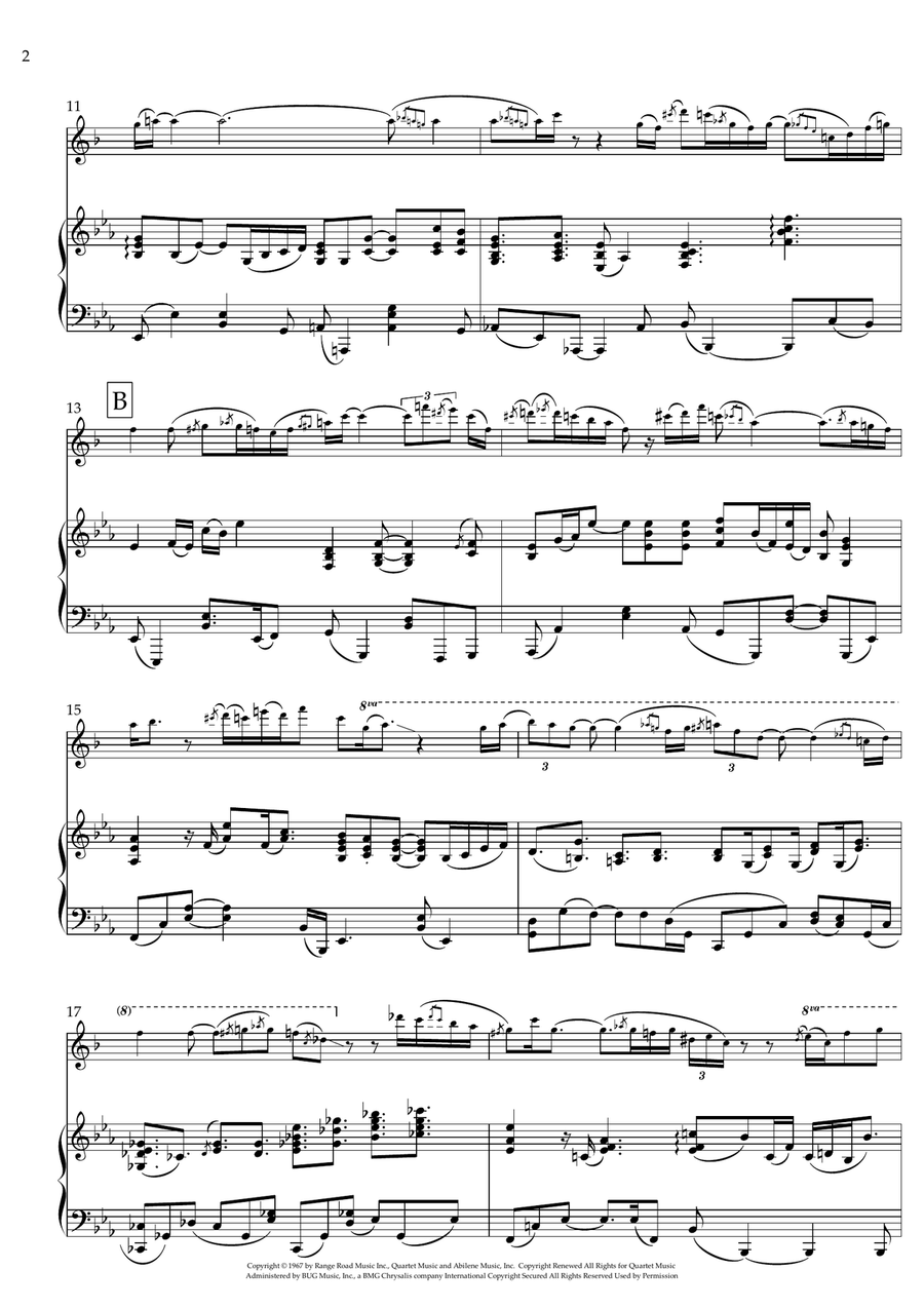 What A Wonderful World What A Wonderful World Tenor Saxophone scores gallery preview page 2