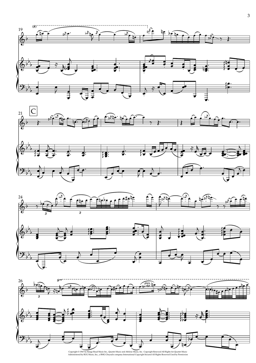 What A Wonderful World What A Wonderful World Tenor Saxophone scores gallery preview page 3