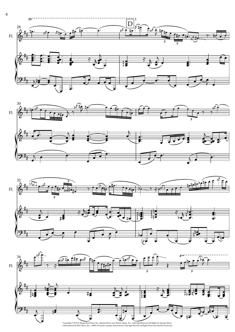 What A Wonderful World What A Wonderful World Flute scores gallery preview page 4