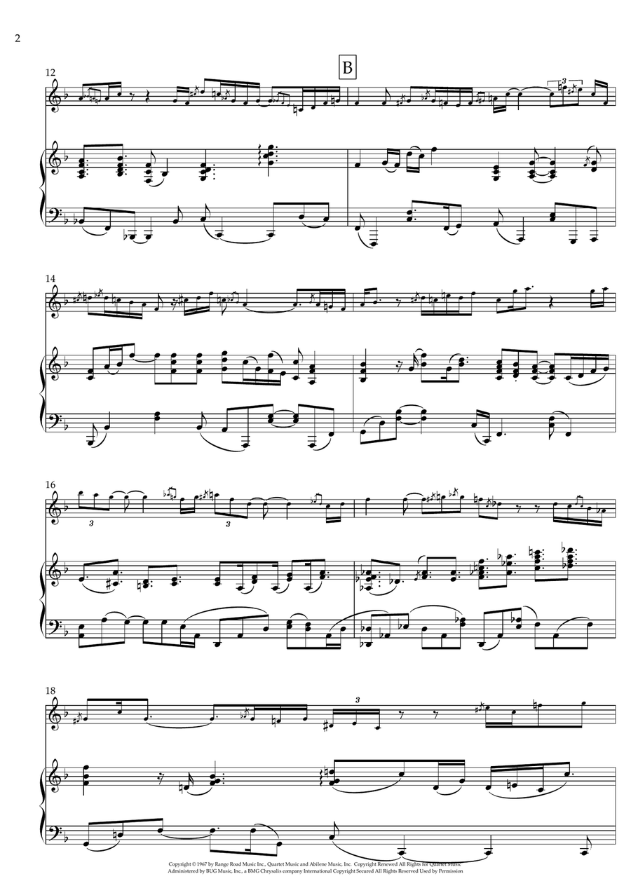 What A Wonderful World What A Wonderful World Violin Solo scores gallery preview page 2