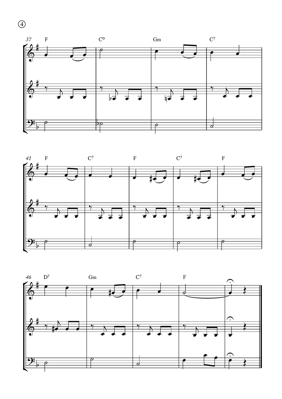 Melody in F Melody in F Brass Ensemble scores gallery preview page 4