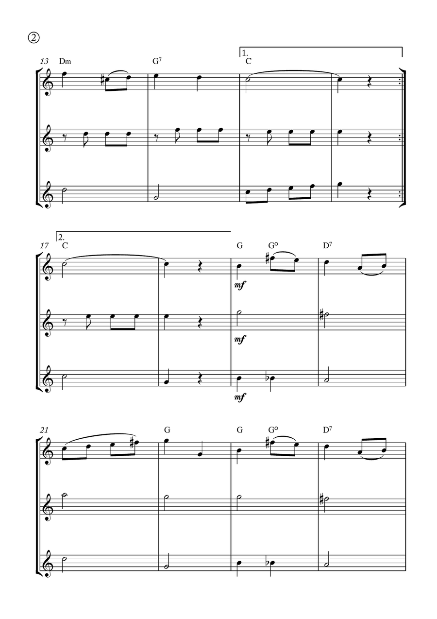 Melody in F Melody in F Chamber Music scores gallery preview page 2