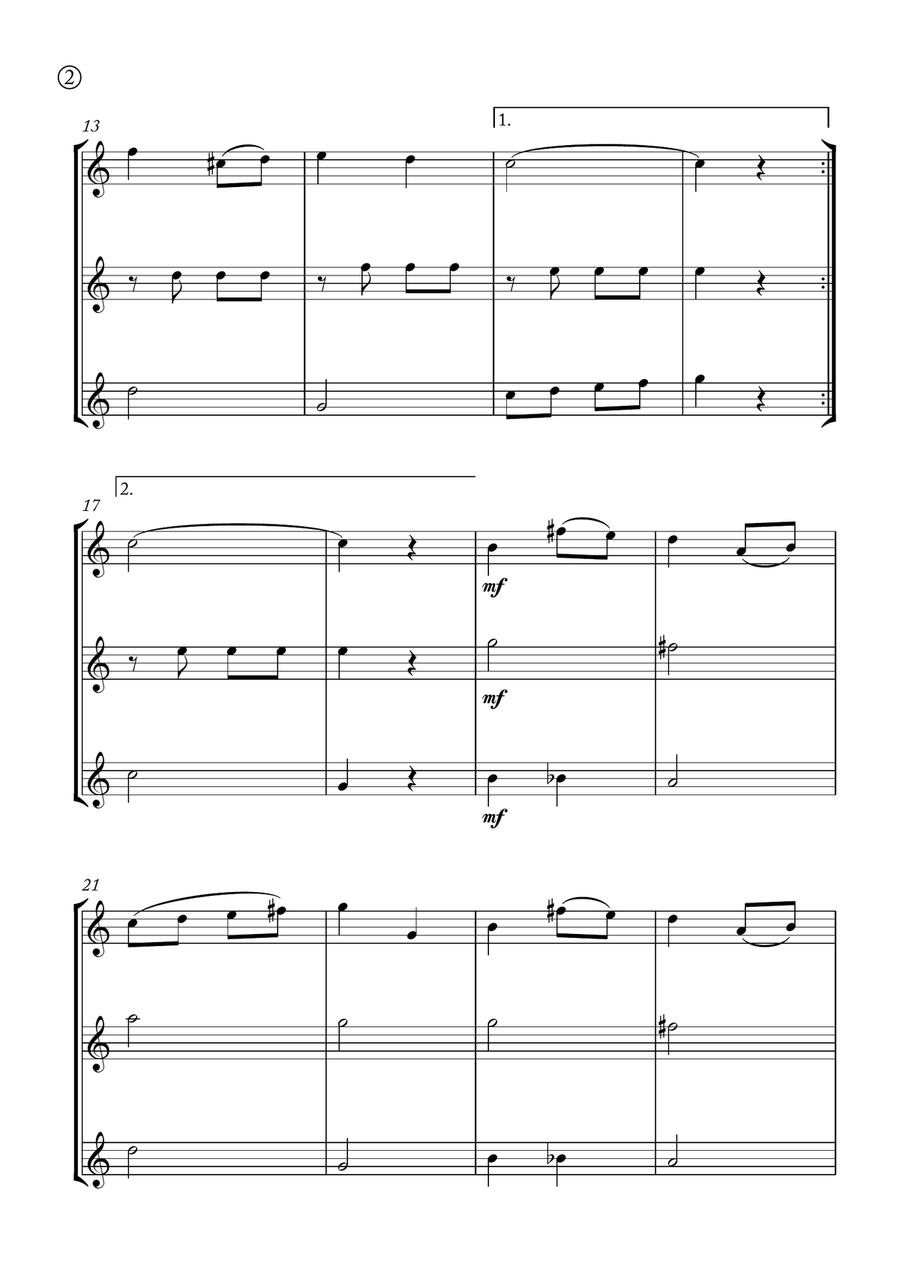 Melody in F Melody in F Chamber Music scores gallery preview page 2