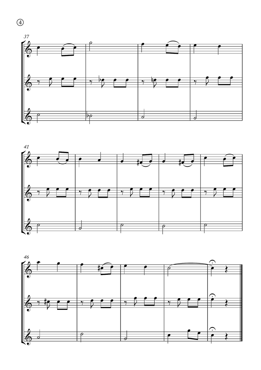 Melody in F Melody in F Chamber Music scores gallery preview page 4